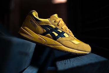 проба 5925: Мужские кроссовки, 41, Asics, Б/у, цвет - Желтый, Самовывоз, Платная доставка — 7