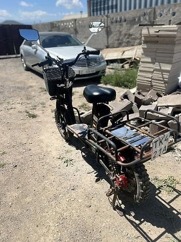 Электроскутер/электробайк с усиленным багажником Срочно за 40тыс сом — 2