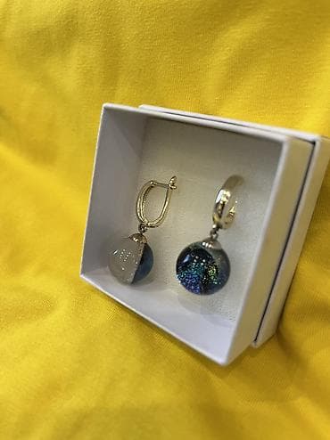 серебро кара балта: Серебряные серьги, Женские, Б/у — 3
