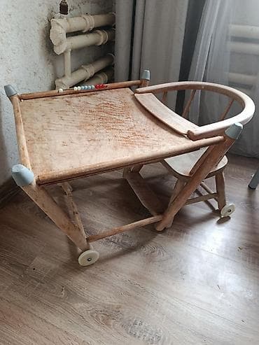 Стулья, табуретки: Стульчик для кормления, Другой бренд, Дерево, Трансформер — 3