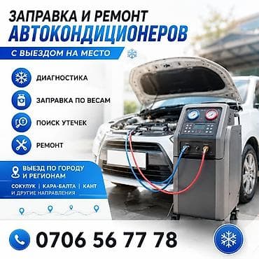 🚗❄️ Профессиональная заправка и ремонт автокондиционеров с выездом!