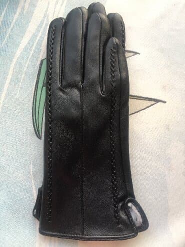 перчатки черные: Женские перчатки экокожа новые — 1