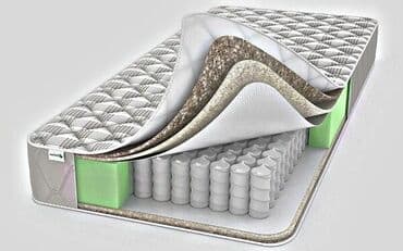 Дом и сад: Ортопедический матрас, Односпальный, Матрасы средней жесткости — 3