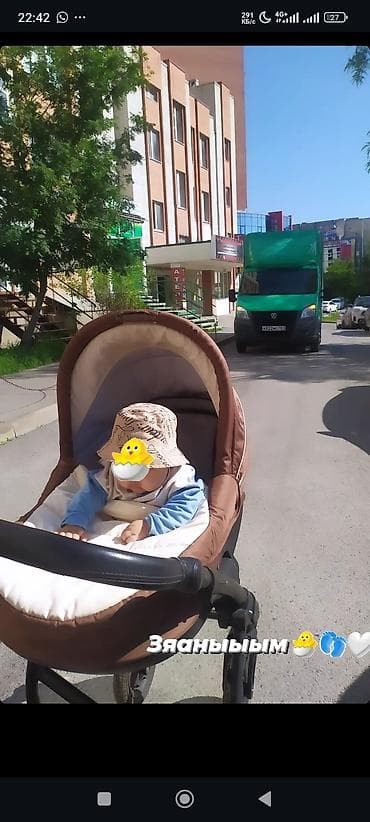 Коляски: Детская коляска 2 в 1 - Модульная система: люлька + прогулочный блок — 3