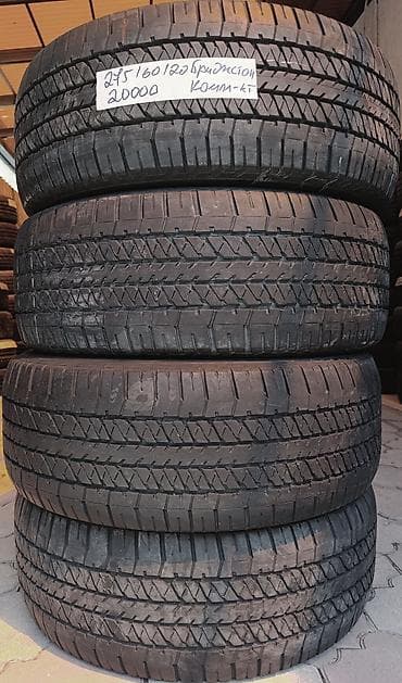 Шины 275 / 60 / R 20, Лето, Б/у, Комплект, Внедорожные (АТ/МТ), Корея, Bridgestone at lalafo.kg Шины 275 / 60 / R 20, Лето, Б/у, Комплект, Внедорожные (АТ/МТ), Корея, Bridgestone
