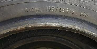 Шины 195 / 65 / R 15, Зима, Б/у, Комплект, Легковые