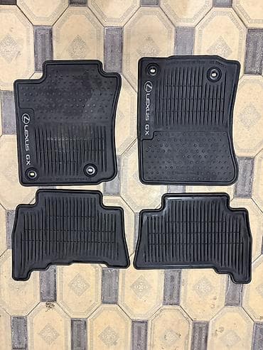 пневма на gx: Родные Резиновые Полики Для салона Lexus, цвет - Черный, Новый, Самовывоз — 1