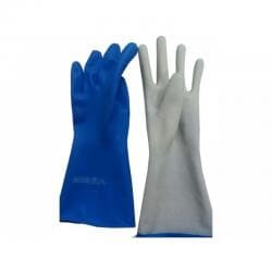 перчатки для посуды: Перчатки КЩС К80Щ50 с ворсовой подложкой «Суперфлок» Область — 1