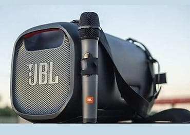 домашнее караоке: Портативная караоке‑система JBL PartyBox On The Go с двумя — 3