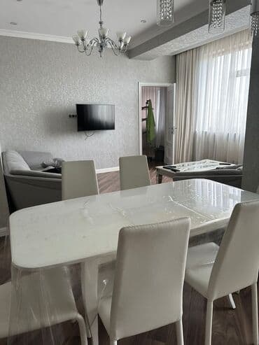 сдаётся квартира на длительный срок в районе кызыл аскерь: 4 комнаты, Риэлтор, Без подселения, С мебелью полностью — 7