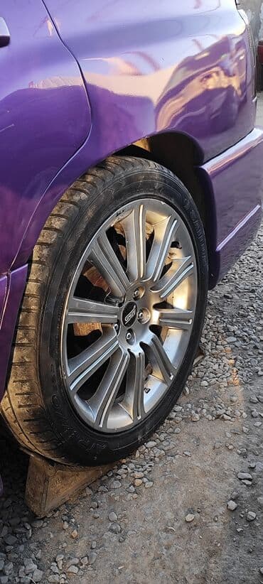 новые шины: Литые Диски R 18 Enkei, Комплект, отверстий - 5, Б/у — 2