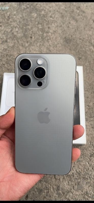 redmi t11: IPhone 15 Pro Max, Б/у, 256 ГБ, Natural Titanium, Кабель, Коробка, 88 % — 1