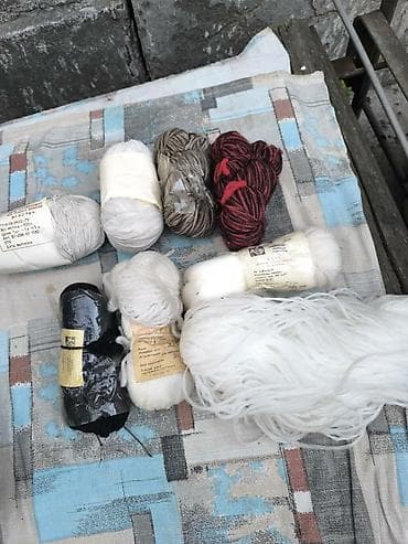 Набор ниток/пряжи для ручного вязания (разные виды и цвета) Состав