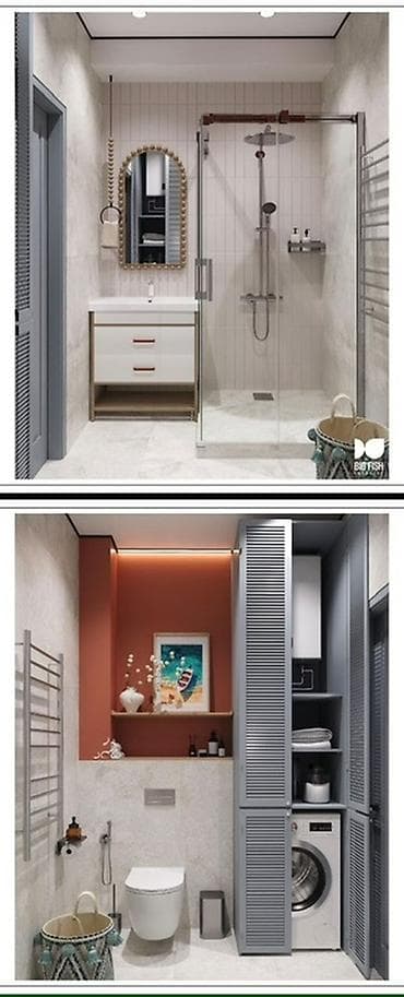квартиры в городе ош: 1 комната, 30 м², 3 этаж, Дизайнерский ремонт — 3