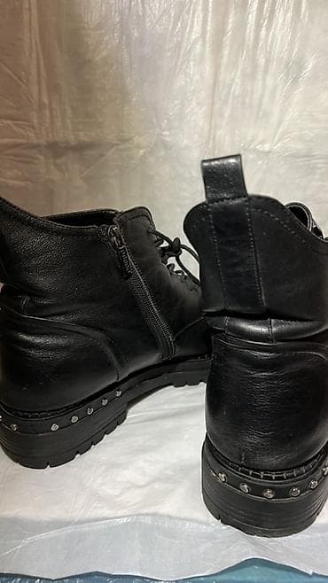 Кроссовки и спортивная обувь: Ботинки, 38.5, 39, Ecco, Б/у, цвет - Черный, Самовывоз — 6