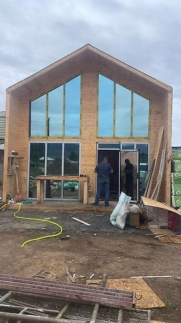 сколько стоит а фрейм дом: Каркасно-деревянный дом в современном стиле A-Frame с панорамным — 2