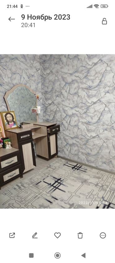 1ком 12мкр: 1 комната, 32 м², 1 этаж, Дизайнерский ремонт — 8