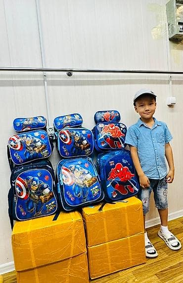 пенал бу: Школьный набор 3 в 1 для девочек/мальчиков 🎒 АКЦИЯ,АКЦИЯ ✨ В комплект — 7