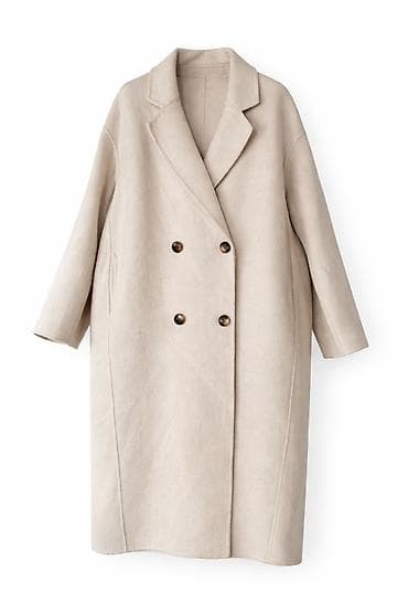 coco chanel: Двубортное женское пальто La Chapelle из 100 шерсти. Производство — 7