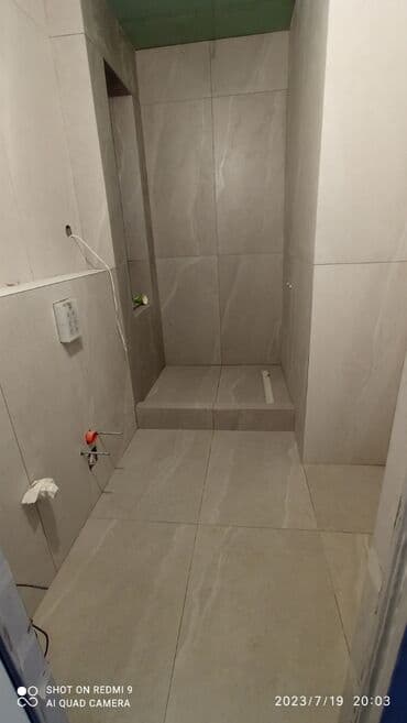 Дизайн, долборлоо: Дубалдарды коюу үчүн даярдоо, Дубалдарды грунттоо үчүн даярдоо, Плиткаларды кесүү | Карапа плиткасы, Керамогранит плиткасы, Мозаика плиткасы 6 жылдан ашык тажрыйба — 7