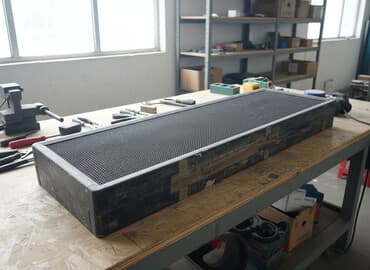 Электронная светодиодная панель для наружного использования