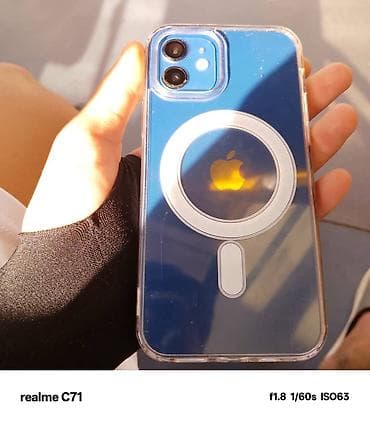 redmi 8 t: IPhone 12, Б/у, 64 ГБ, Синий, Чехол, 88 % — 9