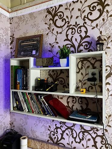 железные вешалки для одежды: Книжная полка, ЛДСП, Подвесная — 2