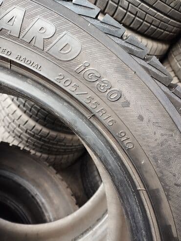 зимние шины бишкек бу: Шины 205 / 55 / R 16, Зима, Б/у, Комплект, Легковые, Япония, Yokohama — 3