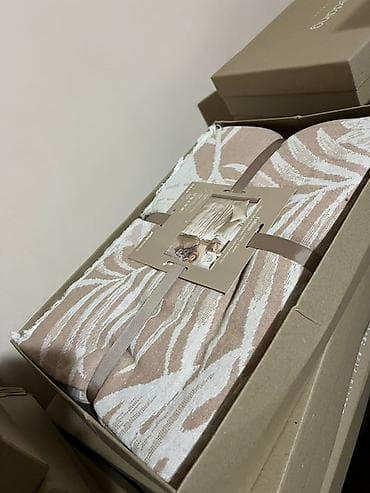 постельное белье вареный хлопок: Покрывало для кровати, Все сезоны, Двусторонний — 9