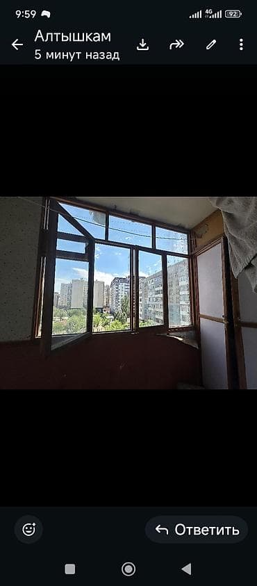 джал мкр: Сдаётся 2,х,комната в квартире в среднем джале с большой застеклённой — 1