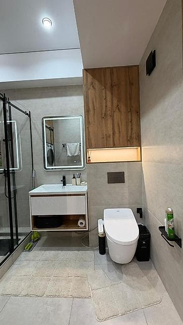 Квартиры: 2 комнаты, 84 м², Аламедин-1 мкр Элитка, 7 этаж, Дизайнерский ремонт — 8