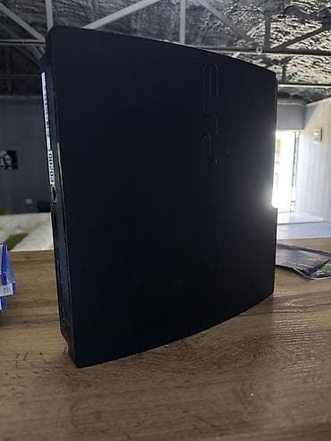 Игровая приставка Sony PlayStation 3 Slim (чёрная)+Джостик 2 шт -
