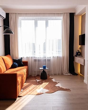 2 room flat: 1 комната, Люкс, элитка, Ата-Тюрк парк, Душевая кабина, Постельное белье, Кондиционер — 5