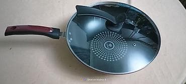 Сковорода с крышкой - Материал: литой алюминий с антипригарным