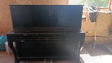 тромбон музыкальный инструмент: Пианино (вертикальное) классическая акустическая модель в черном — 2