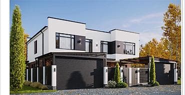 Үйлөрдү ижарага берүү: 🏠 Продаются два таунхауса! 📏 Площадь каждого дома: 137 м² 🌳 Участок — 2