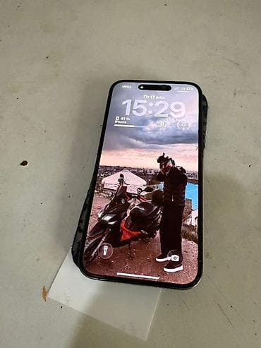 IPhone 14 Pro, Б/у, 128 ГБ, Deep Purple, Чехол, 61 %