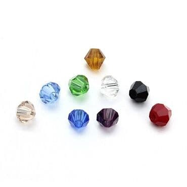 алиппе майрамы форма: Бусины биконусы хрустальные 6 мм, цвет AMETHYST OPAL, 50шт - 2 — 3