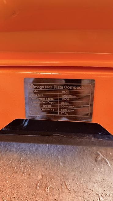 v mount: Виброплита Omega PRO C90 (Plate Compactor) - Тип: бензиновая — 3