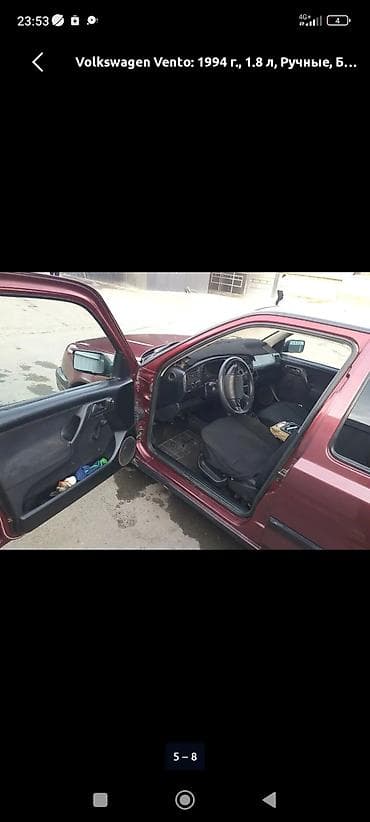 Volkswagen: Volkswagen Vento: 1994 г., 1.8 л, Механика, Седан — 4