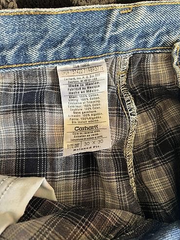 Джинсы: Мужские джинсы, L, Carhartt, Б/у, цвет - Голубой, Самовывоз, Платная доставка — 5