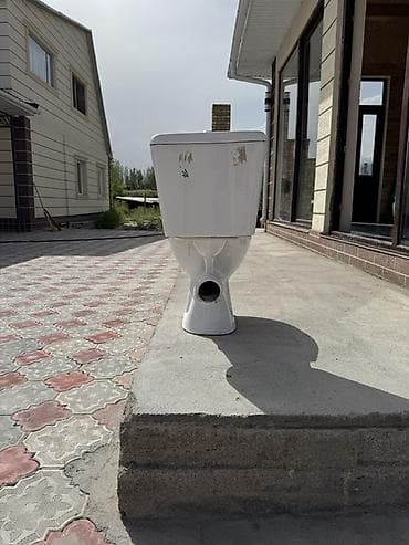 авто краска: Унитаз Напольный, Б/у, Материал: Фарфор — 4