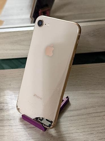 redmo note 10: IPhone 8, Б/у, 128 ГБ, Золотой — 1