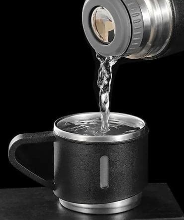 стерилизатор для бутылок: Термос Vacuum Bottle 500 мл с крышкой 3 кружки - Объем: 500 мл - — 5