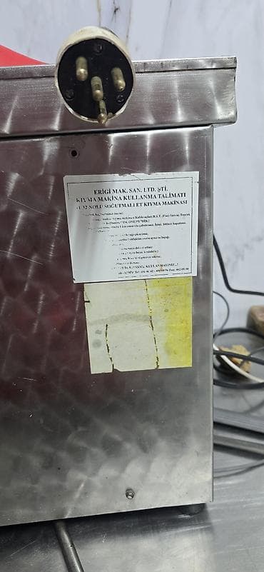 Жарнамалык жабдуулар: Промышленная мясорубка ERİCİ (Erigi Mak. San. Ltd. Şti.) - Корпус из — 3