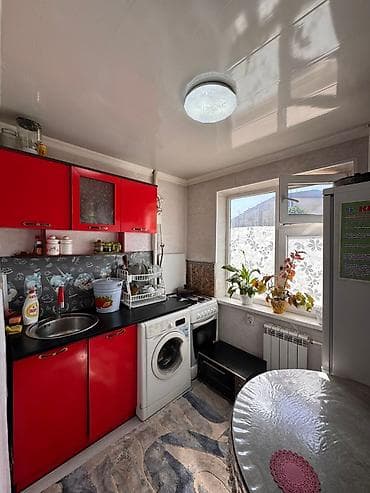 osh flats: 2 комнаты, 48 м², 103 серия, 2 этаж, Евроремонт — 3