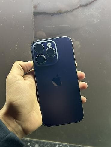аудио для авто: IPhone 14 Pro, Б/у, 128 ГБ, Deep Purple, 72 % — 2
