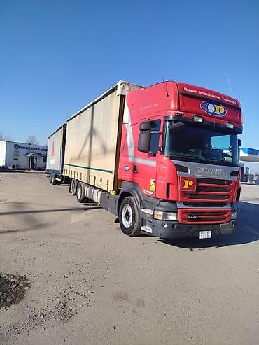 тягач лизинг: Тягач, Scania, Тентованный — 2