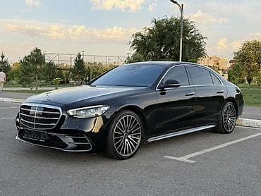 Транспорт: Mercedes-Benz S-Class: 2023 г., 3 л, Автомат, Бензин, Седан — 1