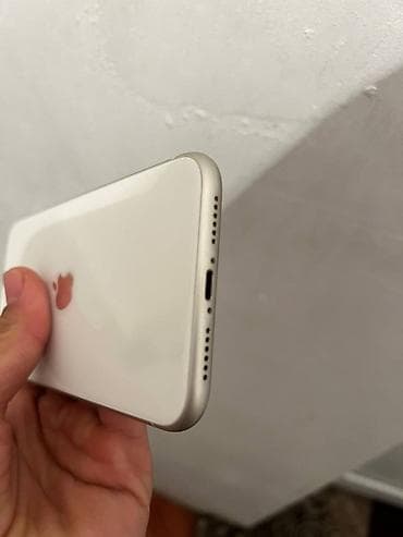 Уюлдук телефондор жана аксессуарлар: IPhone 11, Колдонулган, 64 ГБ, Старлайт, Каптама, Коргоочу айнек, 82 % — 6